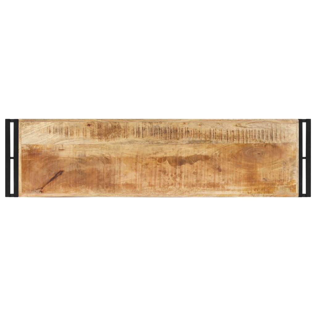 Masă consolă, 120x30x75 cm, lemn de mango nefinisat - Lando