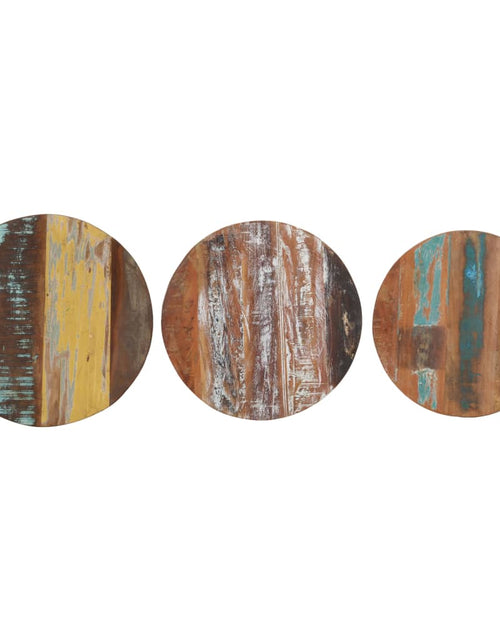 Загрузите изображение в средство просмотра галереи, Măsuțe laterale, 3 buc., lemn masiv reciclat Lando - Lando
