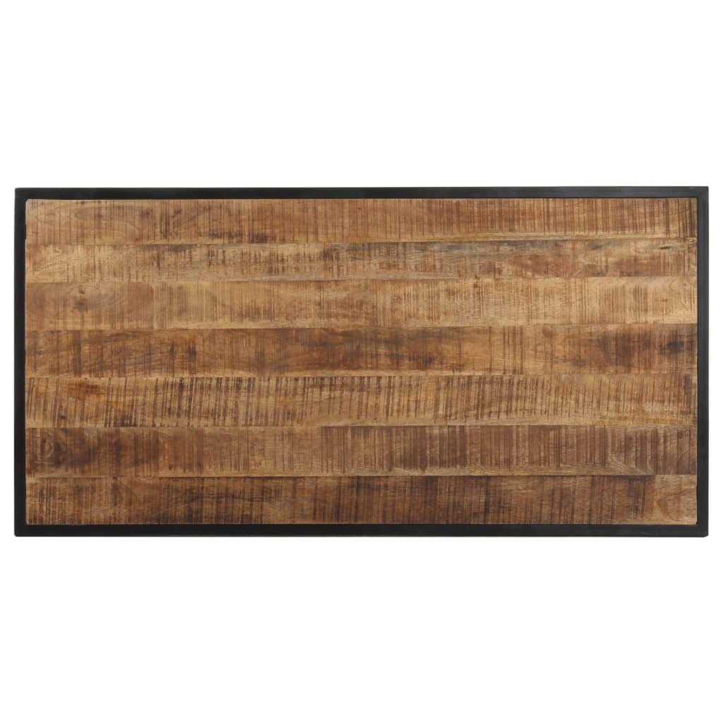 Masă de bucătărie, 120 cm, lemn de mango nefinisat - Lando