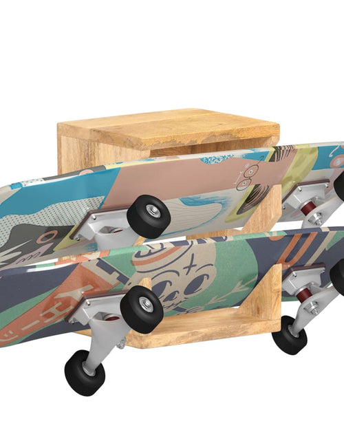 Încărcați imaginea în vizualizatorul Galerie, Suport skateboard de perete, 25x20x30 cm, lemn masiv de mango - Lando
