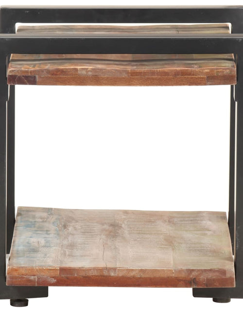 Încărcați imaginea în vizualizatorul Galerie, Noptieră, 50 x 40 x 40 cm, lemn masiv reciclat - Lando
