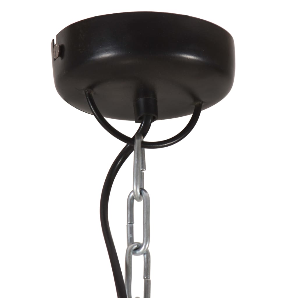 Lampă suspendată industrială, negru, 32 cm, E27 - Lando
