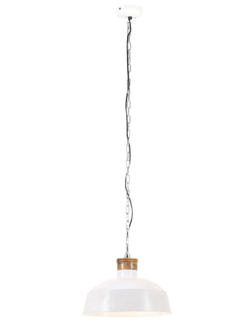 Загрузите изображение в средство просмотра галереи, Lampă suspendată industrială, alb, 58 cm, E27 Lando - Lando

