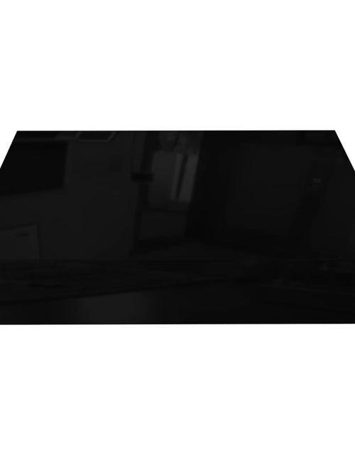 Încărcați imaginea în vizualizatorul Galerie, Rafturi de perete 4 buc. negru extralucios 23x23,5x3,8 cm, MDF Lando - Lando
