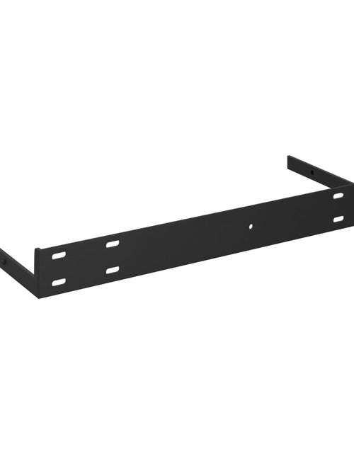 Încărcați imaginea în vizualizatorul Galerie, Raft de perete suspendat, gri extralucios, 40x23x3,8 cm, MDF Lando - Lando
