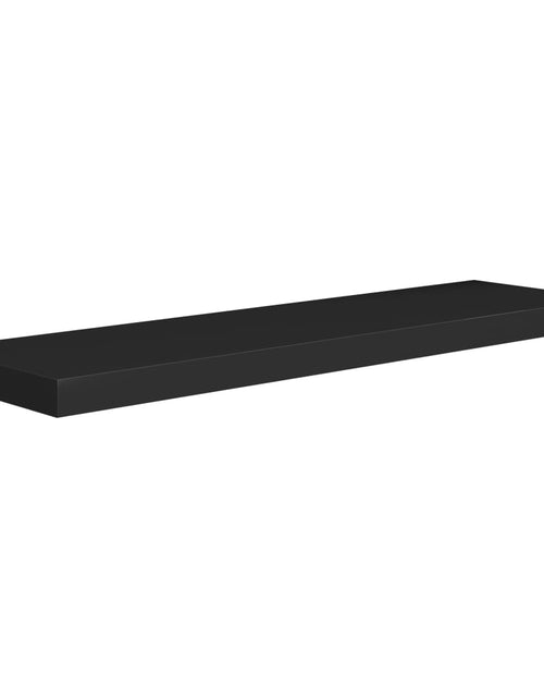 Încărcați imaginea în vizualizatorul Galerie, Raft de perete suspendat, negru, 90x23,5x3,8 cm, MDF - Lando
