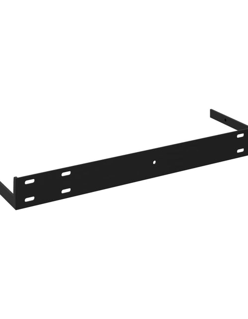 Încărcați imaginea în vizualizatorul Galerie, Raft de perete suspendat, negru, 90x23,5x3,8 cm, MDF - Lando
