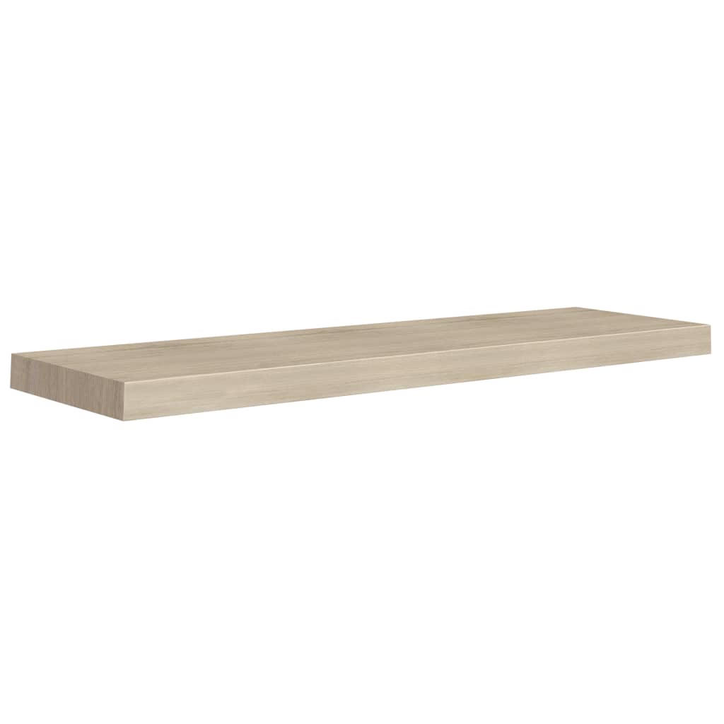 Raft de perete suspendat, stejar, 90x23,5x3,8 cm, MDF Lando - Lando