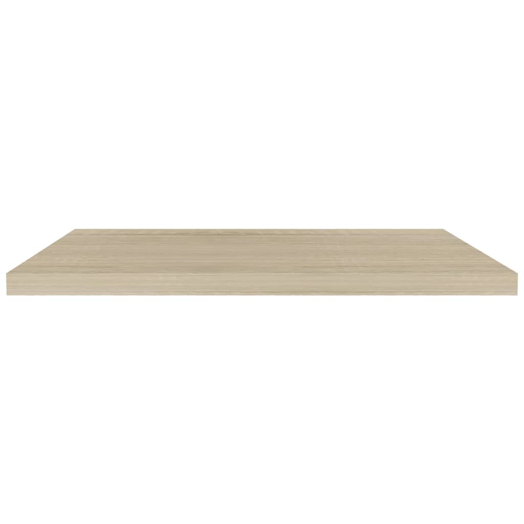 Raft de perete suspendat, stejar, 90x23,5x3,8 cm, MDF Lando - Lando