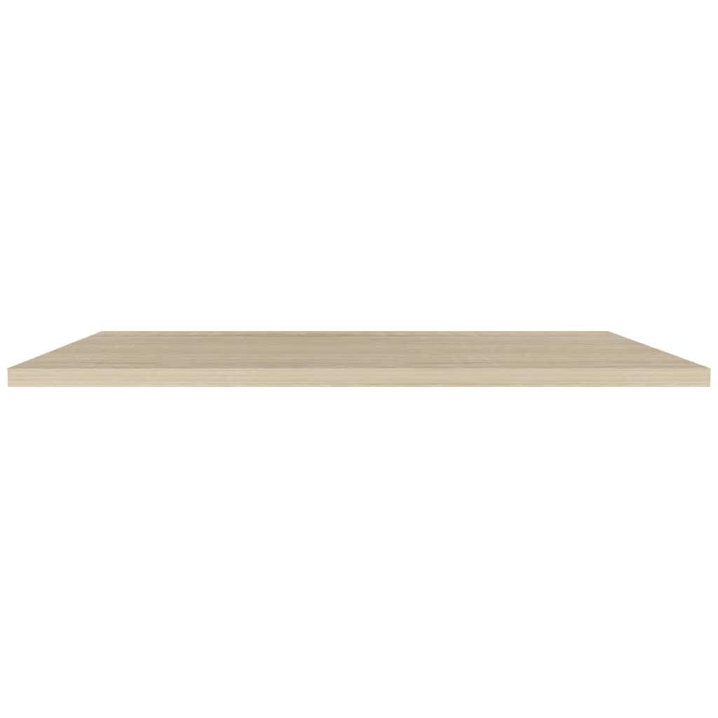 Raft de perete suspendat, stejar, 120x23,5x3,8 cm, MDF Lando - Lando