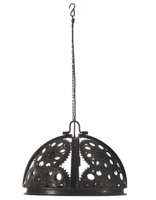 Încărcați imaginea în vizualizatorul Galerie, Lampă de tavan industrială cu lanț, model roată, 45 cm, E27 Lando - Lando
