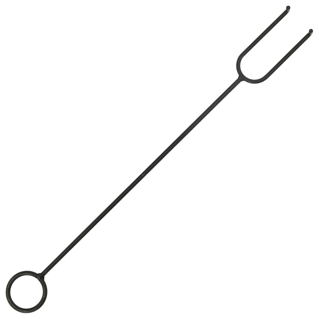 Lando-Vatră de foc cu vătrai, 62 cm, oțel, XXL- lando.md