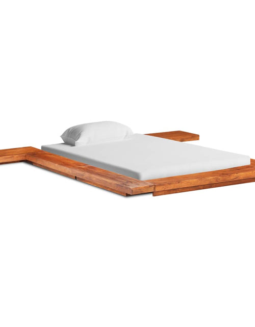 Încărcați imaginea în vizualizatorul Galerie, Cadru pat futon, stil japonez, 100 x 200 cm, lemn masiv acacia - Lando
