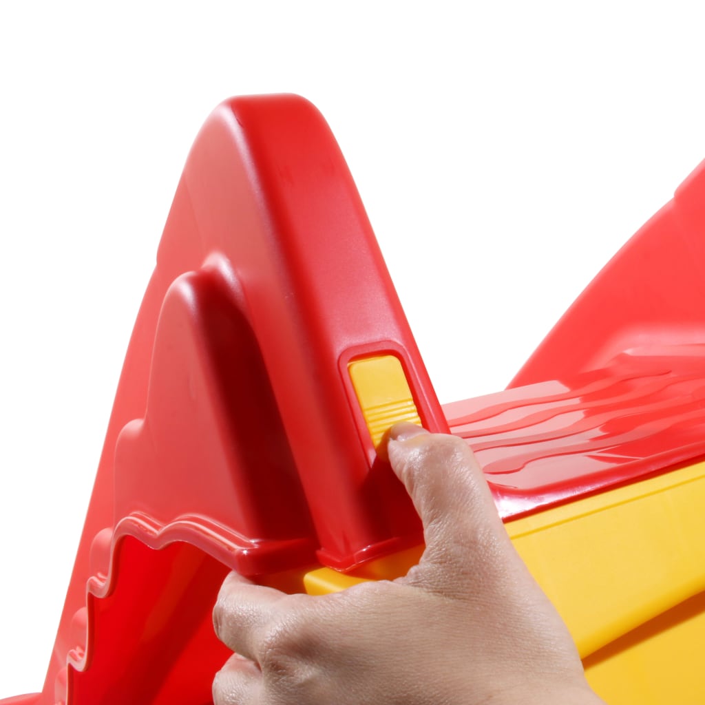 Tobogan pliabil pentru copii de interior & exterior roșu/galben Lando - Lando