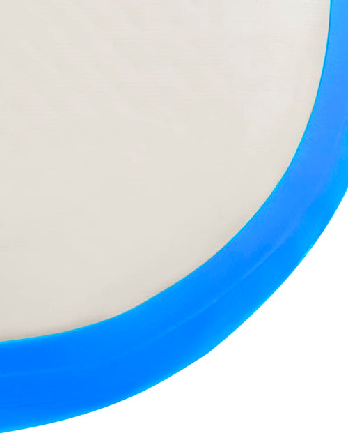 Încărcați imaginea în vizualizatorul Galerie, Saltea gimnastică gonflabilă cu pompă albastru 60x100x10 cm PVC - Lando
