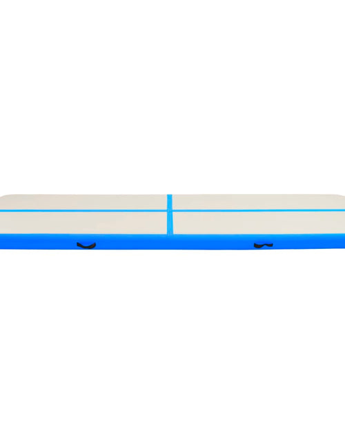 Загрузите изображение в средство просмотра галереи, Saltea gimnastică gonflabilă cu pompă albastru 700x100x20cm PVC Lando - Lando
