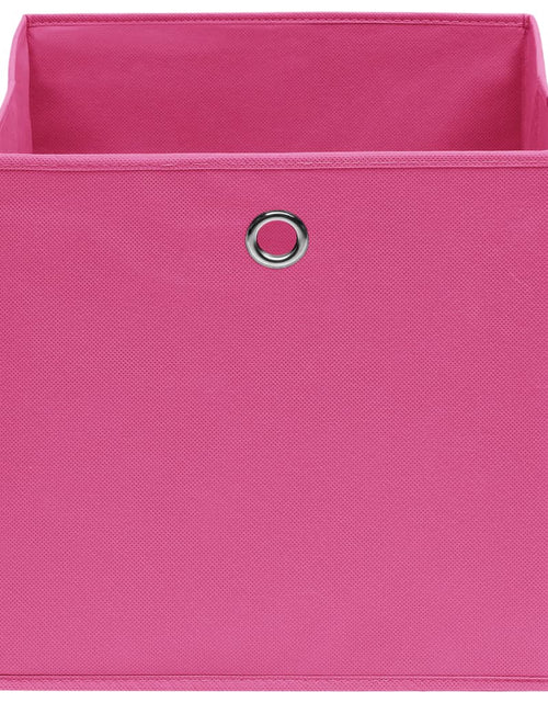 Încărcați imaginea în vizualizatorul Galerie, Cutii depozitare, 10 buc., roz, 28x28x28 cm, material nețesut - Lando
