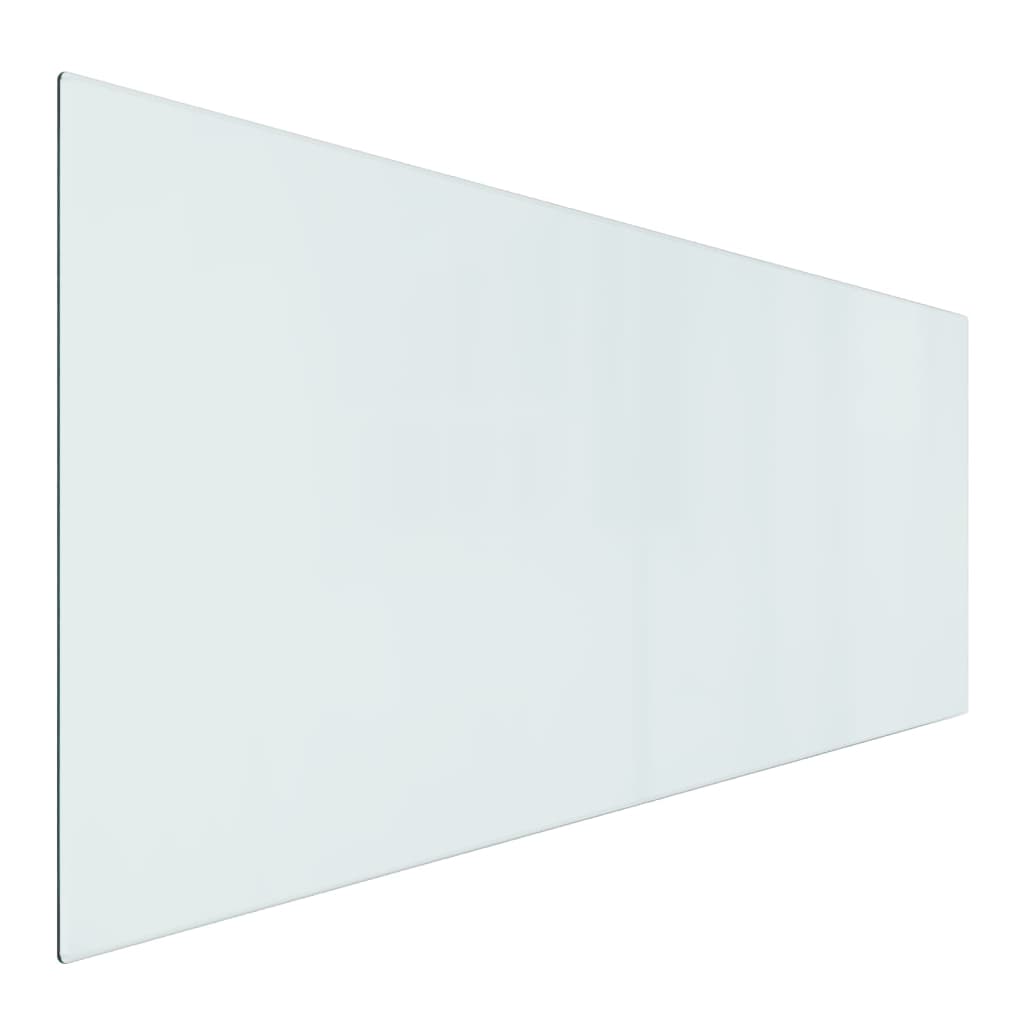 Placă de sticlă pentru șemineu, dreptunghiulară, 120x50 cm - Lando