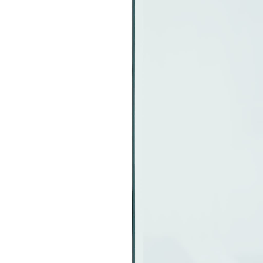Placă de sticlă pentru șemineu, dreptunghiulară, 120x60 cm - Lando