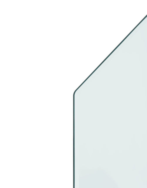 Încărcați imaginea în vizualizatorul Galerie, Placă de sticlă pentru șemineu, hexagonală, 80x50 cm - Lando
