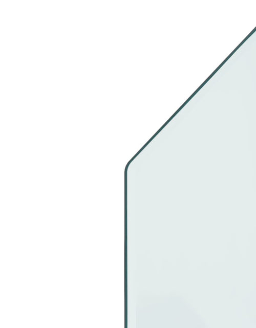 Загрузите изображение в средство просмотра галереи, Placă de sticlă pentru șemineu, hexagonală, 100x60 cm - Lando
