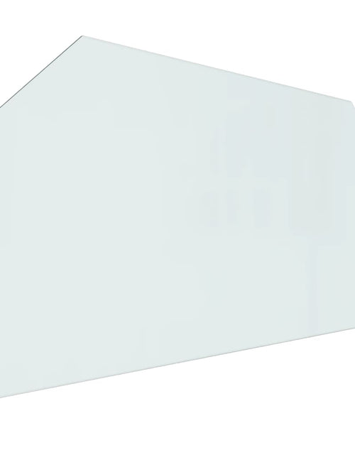 Загрузите изображение в средство просмотра галереи, Placă de sticlă pentru șemineu, hexagonală, 120x60 cm - Lando
