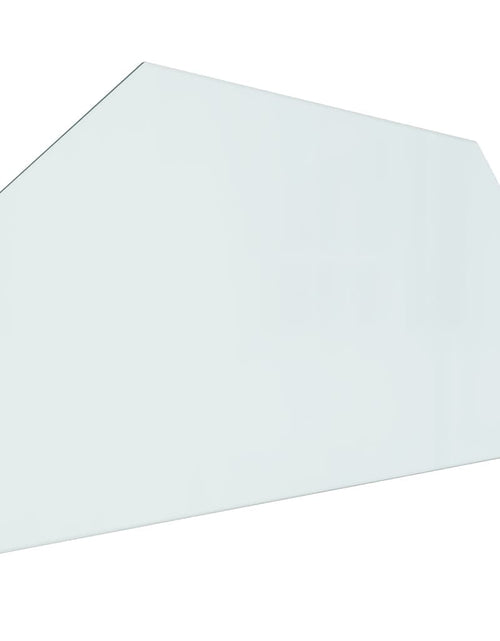 Încărcați imaginea în vizualizatorul Galerie, Placă de sticlă pentru șemineu, hexagonală, 100x50 cm - Lando
