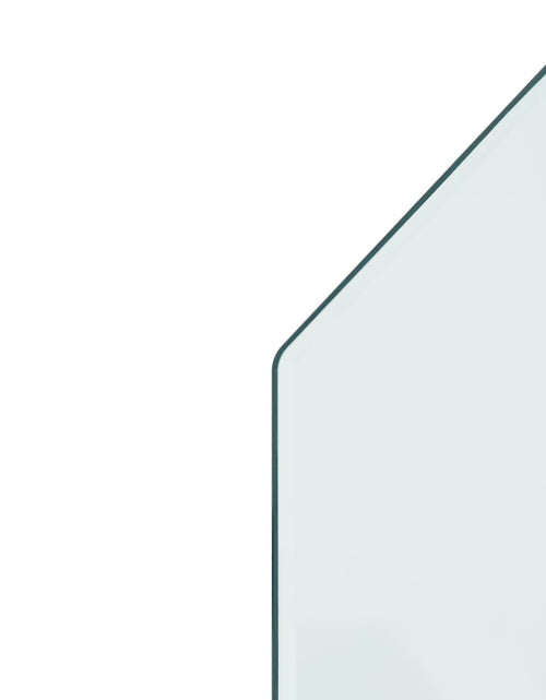 Încărcați imaginea în vizualizatorul Galerie, Placă de sticlă pentru șemineu, hexagonală, 100x50 cm - Lando
