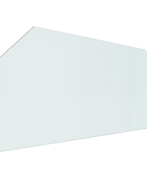 Загрузите изображение в средство просмотра галереи, Placă de sticlă pentru șemineu, hexagonală, 120x50 cm - Lando
