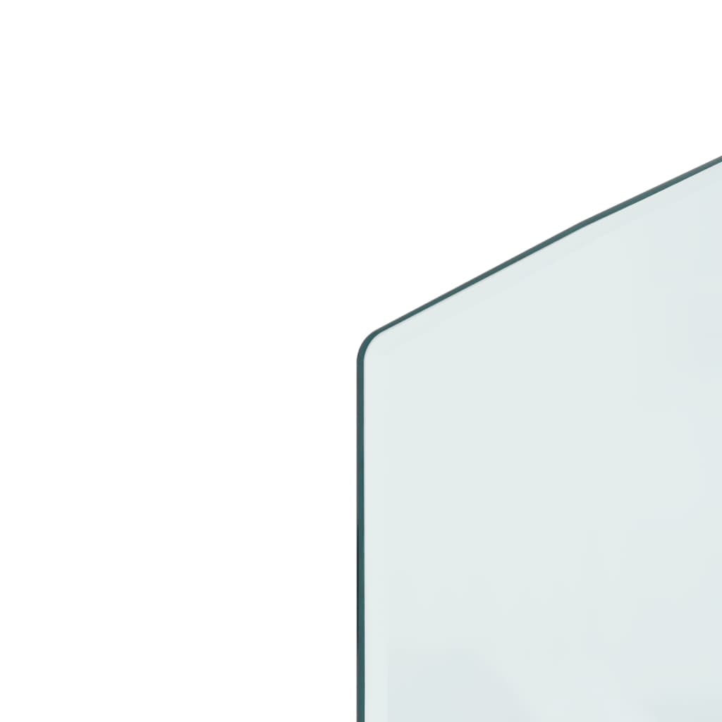 Placă de sticlă pentru șemineu, 120x50 cm - Lando