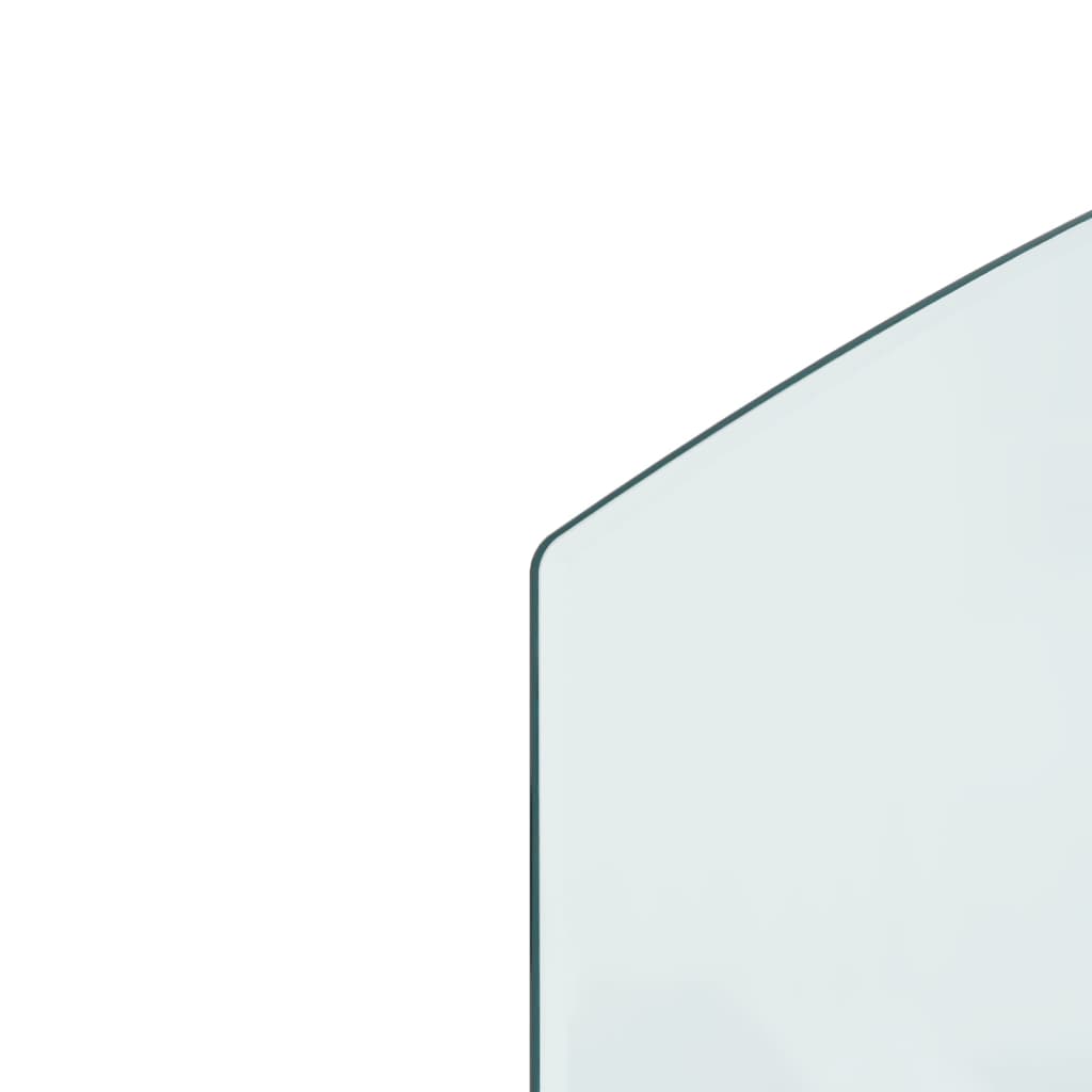 Placă de sticlă pentru șemineu, 100x60 cm - Lando