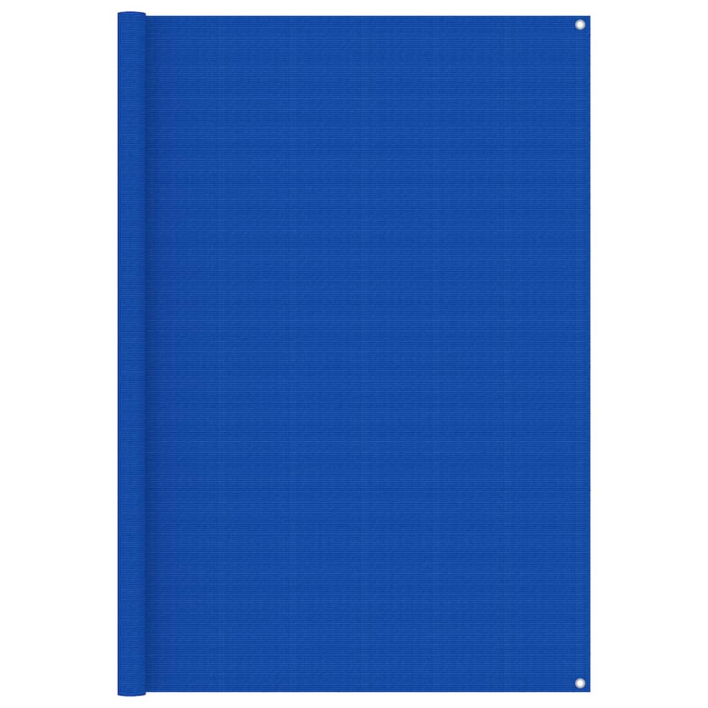 Covor pentru cort, albastru, 200x400 cm, HDPE Lando - Lando