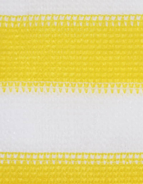 Загрузите изображение в средство просмотра галереи, Paravan de balcon, galben și alb, 75x300 cm, HDPE - Lando
