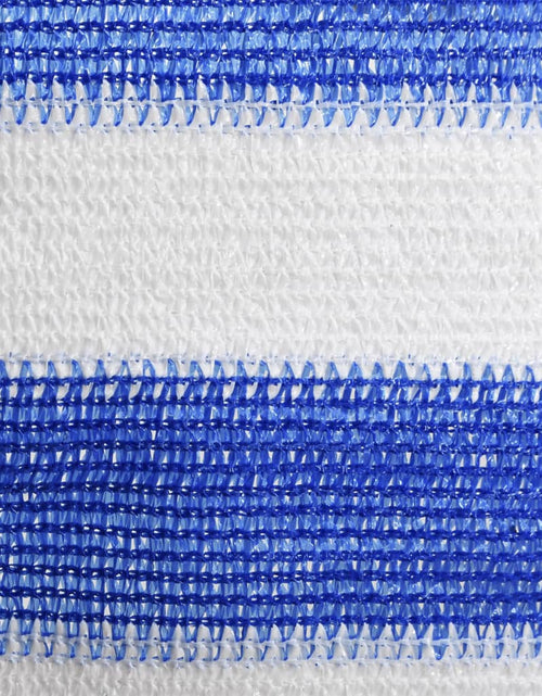 Încărcați imaginea în vizualizatorul Galerie, Paravan pentru balcon, albastru și alb, 75x400 cm, HDPE - Lando
