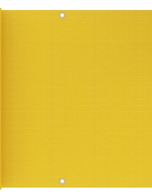Încărcați imaginea în vizualizatorul Galerie, Paravan de balcon, galben, 90x500 cm, HDPE - Lando
