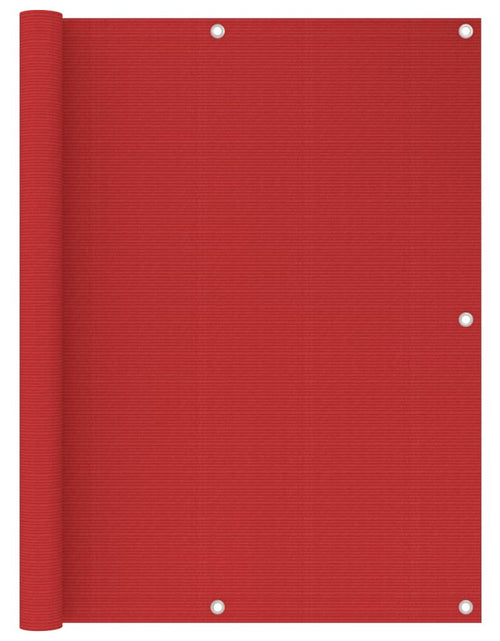 Încărcați imaginea în vizualizatorul Galerie, Paravan pentru balcon, roșu, 120 x 300 cm, HDPE - Lando
