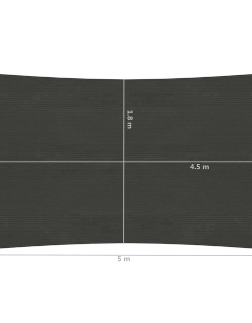 Загрузите изображение в средство просмотра галереи, Pânză parasolar, antracit, 2 x 5 m, HDPE, 160 g/m² Lando - Lando
