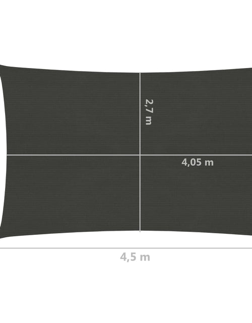 Загрузите изображение в средство просмотра галереи, Pânză parasolar, antracit, 3x4,5 m, HDPE, 160 g/m² Lando - Lando
