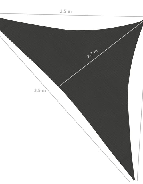 Загрузите изображение в средство просмотра галереи, Parasolar, antracit, 2,5x2,5x3,5 m, HDPE, 160 g/m² Lando - Lando
