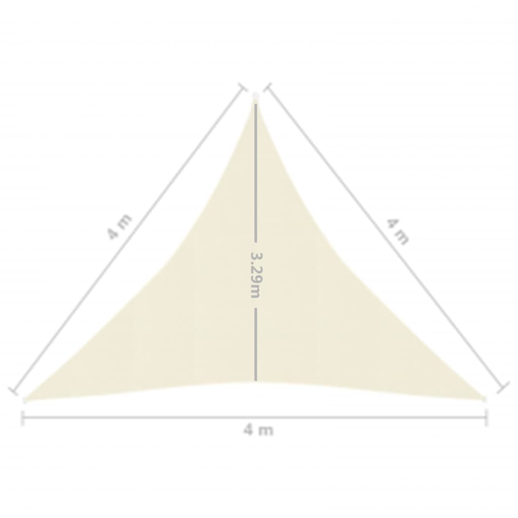 Lando-Parasolar, crem, 4x4x4 m, HDPE, 160 g/m²- mobila