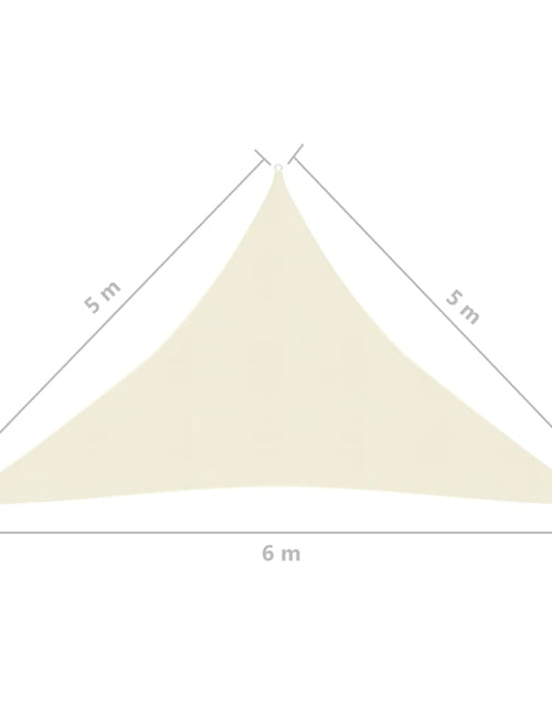 Încărcați imaginea în vizualizatorul Galerie, Pânză parasolar, crem, 5x5x6 m, HDPE, 160 g/m² Lando - Lando
