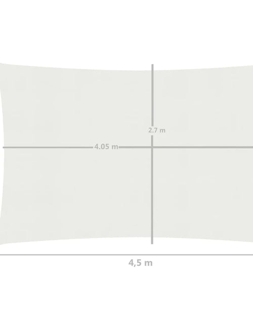 Загрузите изображение в средство просмотра галереи, Pânză parasolar, alb, 3x4,5 m, HDPE, 160 g/m² Lando - Lando
