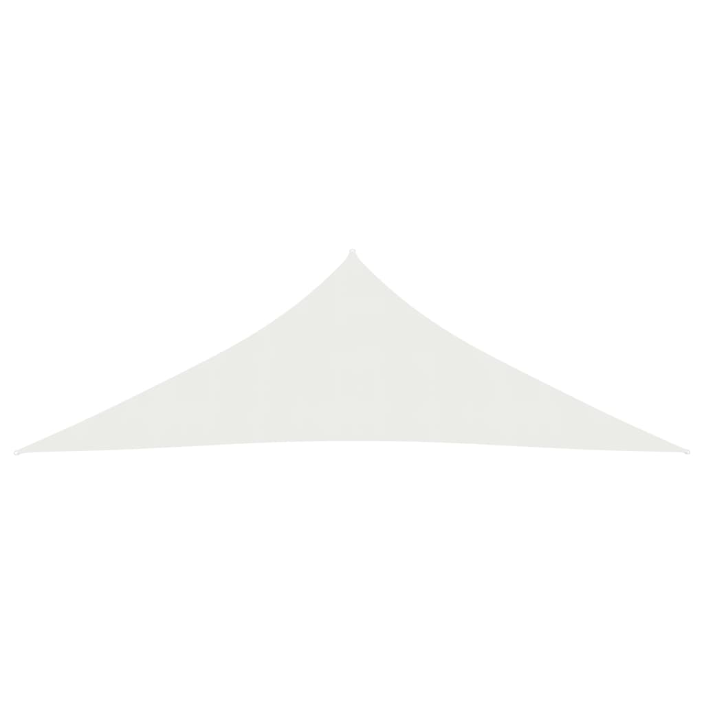 Pânză parasolar, alb, 3,5x3,5x4,9 m, HDPE, 160 g/m² Lando - Lando