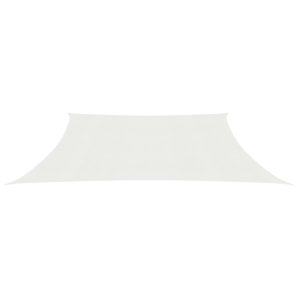 Pânză parasolar, alb, 3/4x3 m, HDPE, 160 g/m². Lando - Lando