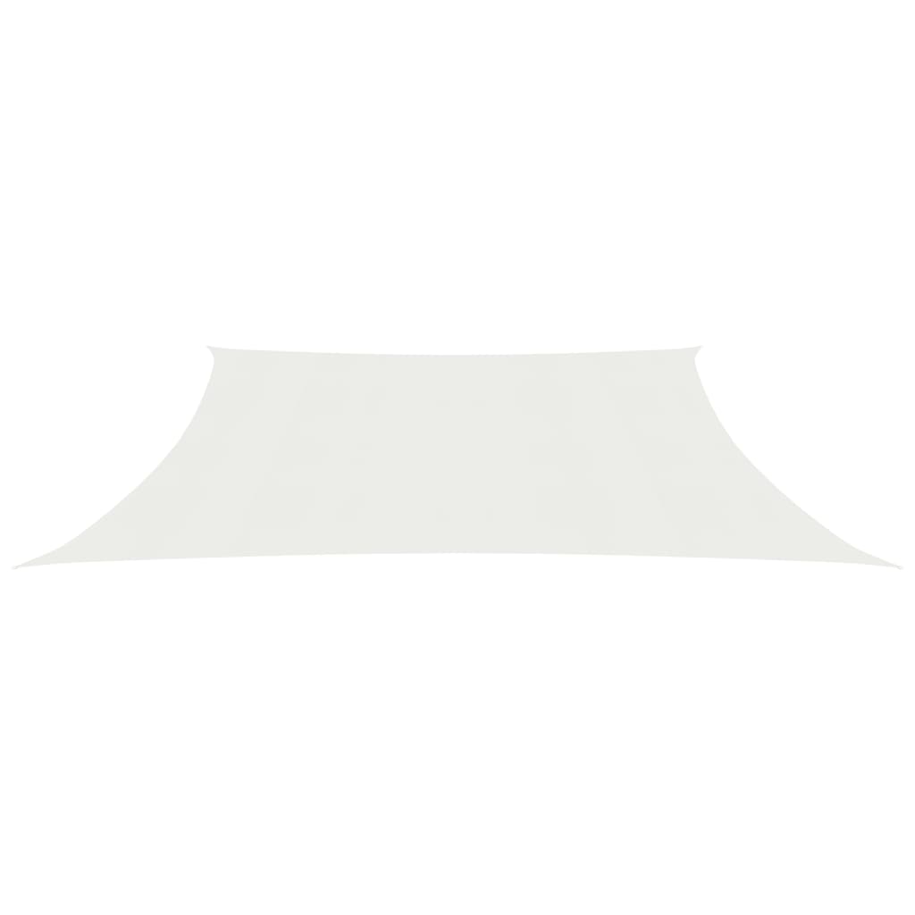 Pânză parasolar, alb, 4/5x4 m, HDPE, 160 g/m² Lando - Lando