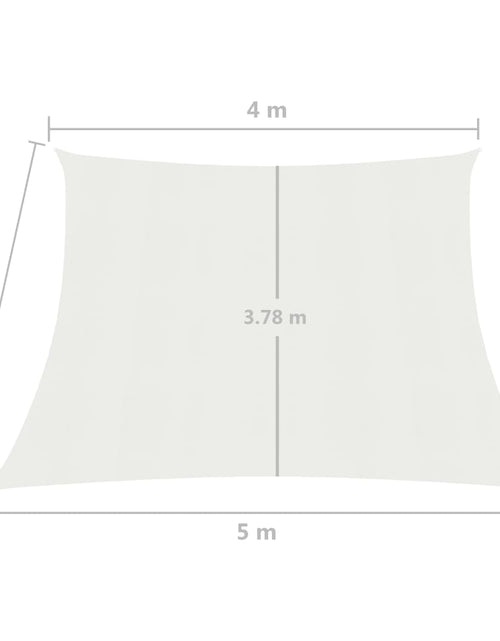 Загрузите изображение в средство просмотра галереи, Pânză parasolar, alb, 4/5x4 m, HDPE, 160 g/m² Lando - Lando
