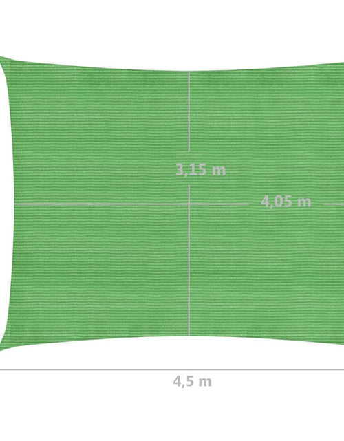 Încărcați imaginea în vizualizatorul Galerie, Pânză parasolar, verde deschis, 3,5x4,5 m, HDPE, 160 g/m² Lando - Lando
