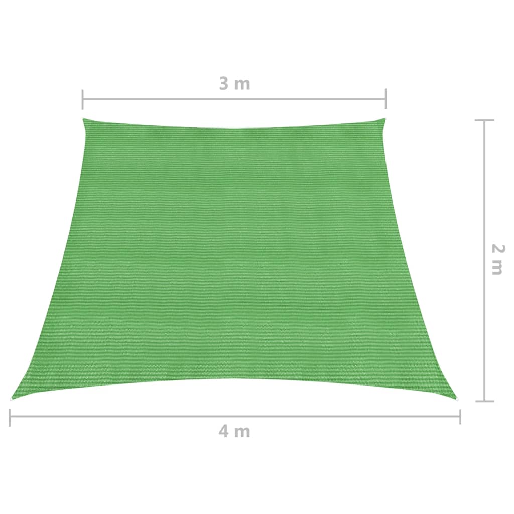 Pânză parasolar, verde deschis, 3/4x2 m, HDPE, 160 g/m² Lando - Lando