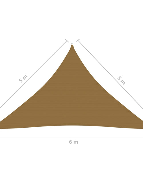 Încărcați imaginea în vizualizatorul Galerie, Pânză parasolar, gri taupe, 5x5x6 m, HDPE, 160 g/m² Lando - Lando
