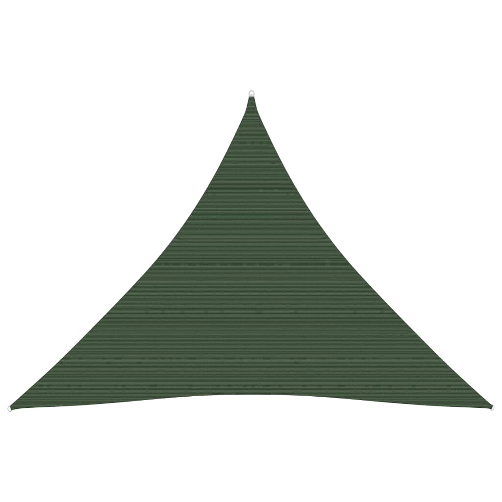 Pânză parasolar, verde închis, 3,6x3,6x3,6 m, HDPE, 160 g/m² Lando - Lando